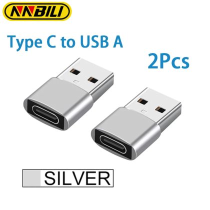 NNBILI USB to Type-C OTG Adapter for MacBook, Samsung S20 – USB-C Male to Micro USB Type-C Female Converter